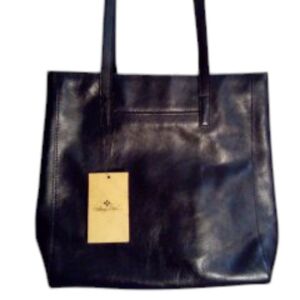 Patricia Nash Viana Leather North South Tote Zipper Closure MSRP $199